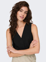 Divya top ecru of zwart