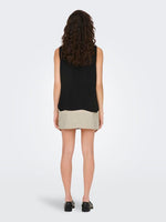 Divya top ecru of zwart