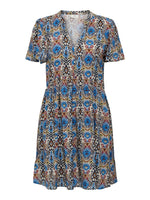 Star Sezen bohodress oatmeal ikat