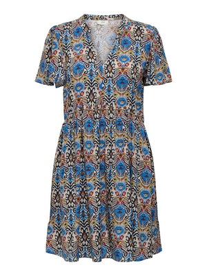 Star Sezen bohodress oatmeal ikat