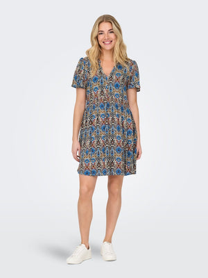 Star Sezen bohodress oatmeal ikat