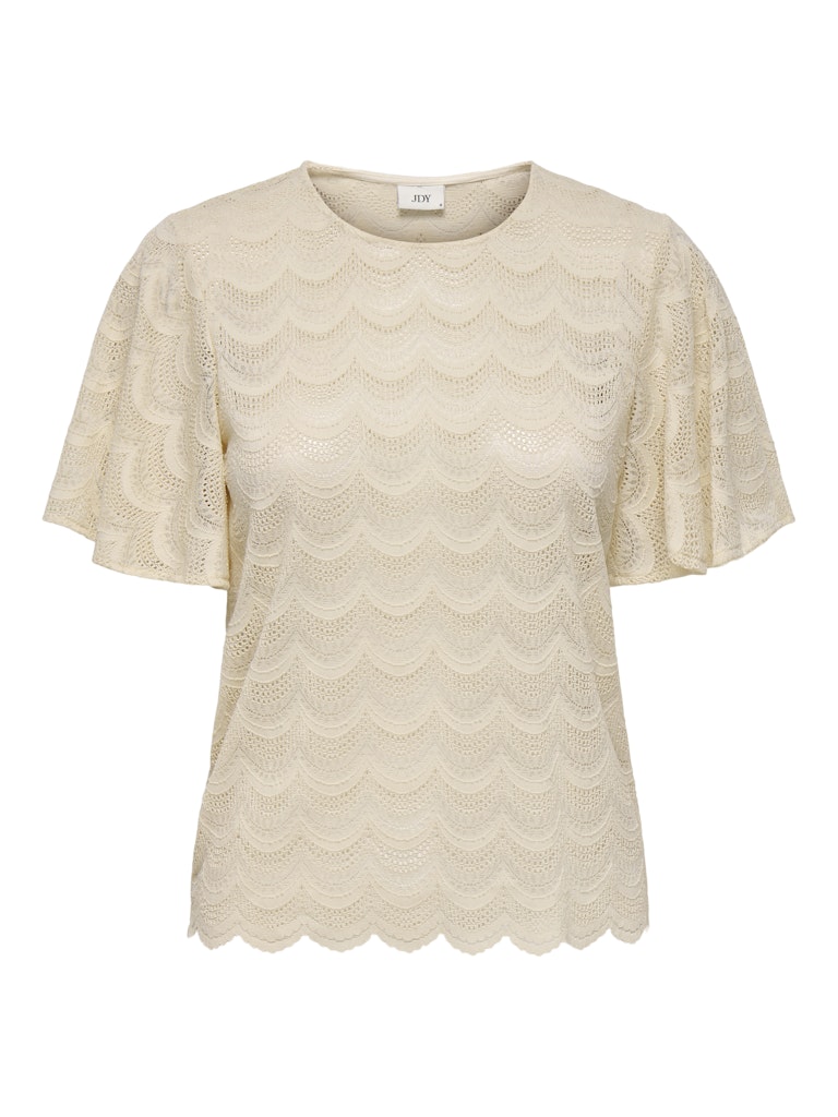 Larna lace top donkerblauw of ecru