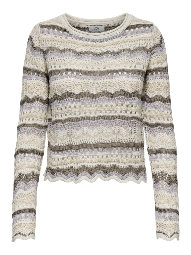 Sun Lay gehaakte top lila-geel of beige-orchid
