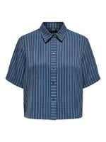 Power shirt bruin, saliegroen of blauw