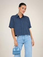 Power shirt bruin, saliegroen of blauw
