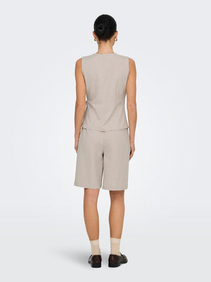 Nina wrap top zwart of beige