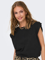 Mara bubble top wit, zwart of bordeaux