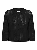 Susannah short cardigan zwart of ecru