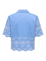 Marina shirt blauw of wit