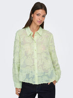 Maia shirt ecru of lichtgroen