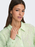 Maia shirt ecru of lichtgroen