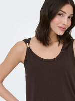 Uffa top beige, bruin of zwart
