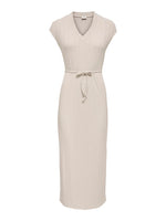 Sonal dress lurex lichtgroen of beige