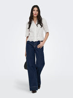 Marina shirt blauw of wit