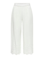 Marina ankle pant blauw of wit
