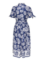 Anna midi shirtdress lichtblauw of donkerblauw