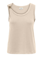 Uffa top beige, bruin of zwart
