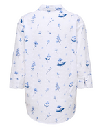 Tallie anglaise shirt blue flower