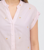 Isilas shirt wit-roze appelsien