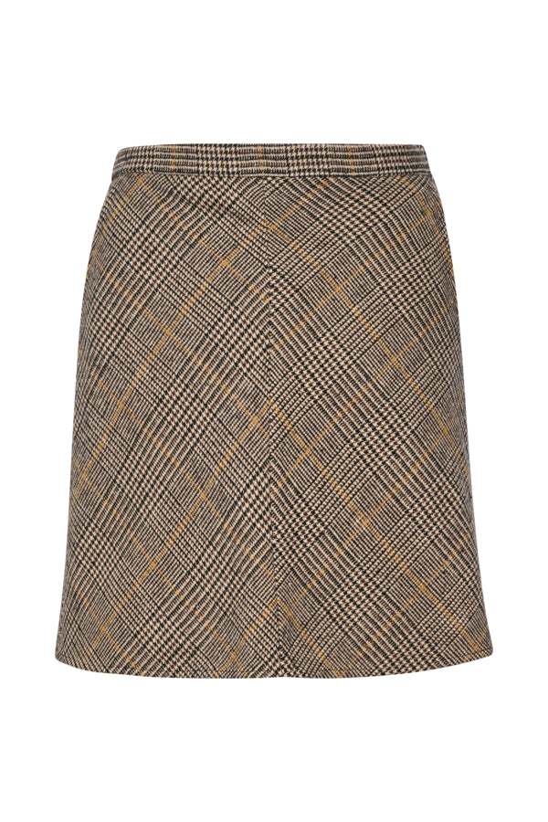 Yara skirt brown check