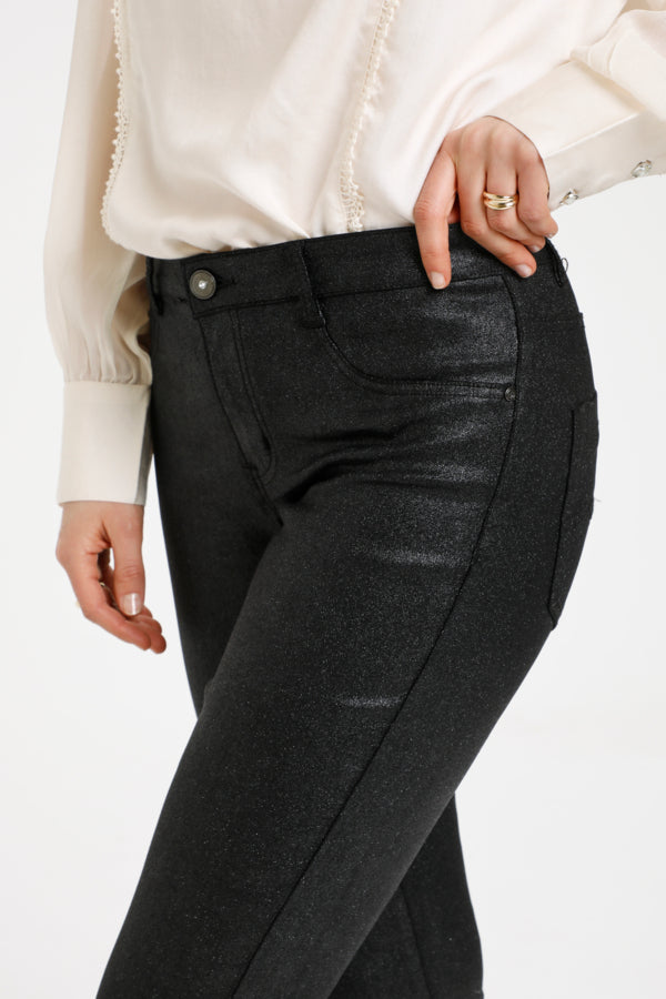 Kelly pant black glitter