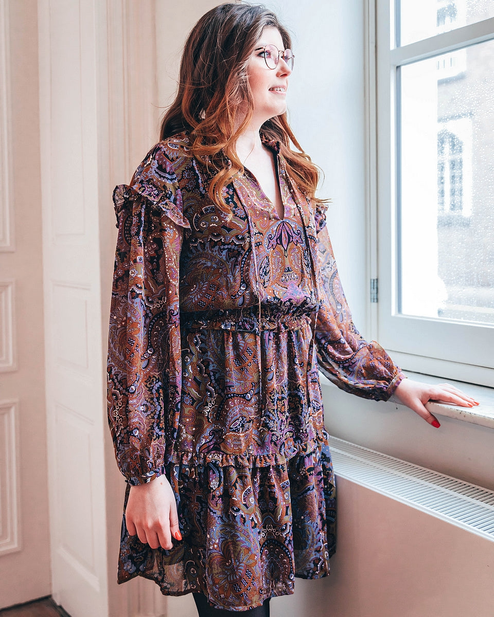 Marcin paisley dress